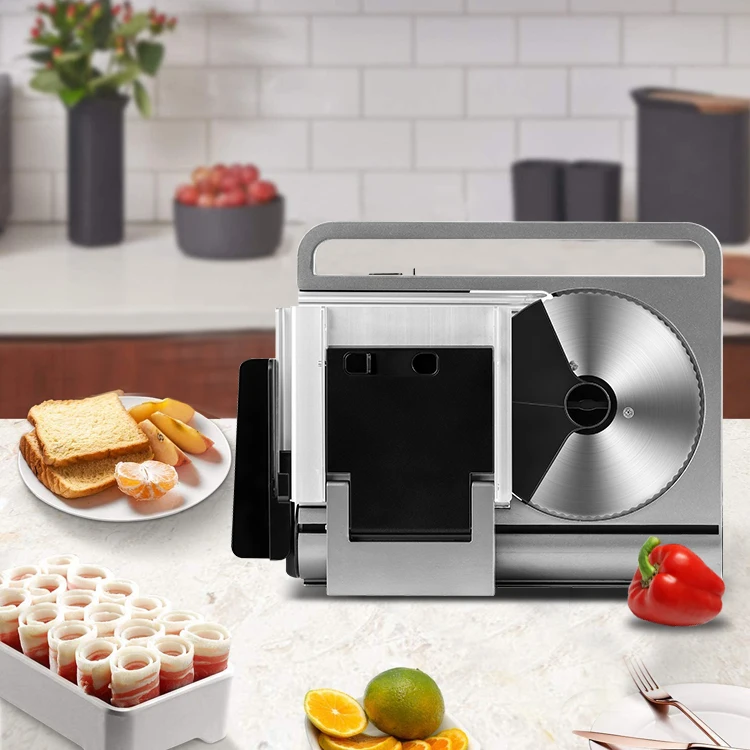 Good quality 1-15mm food thickness multifunctional commercial meat cutter meat flake machines beef bacon slicer