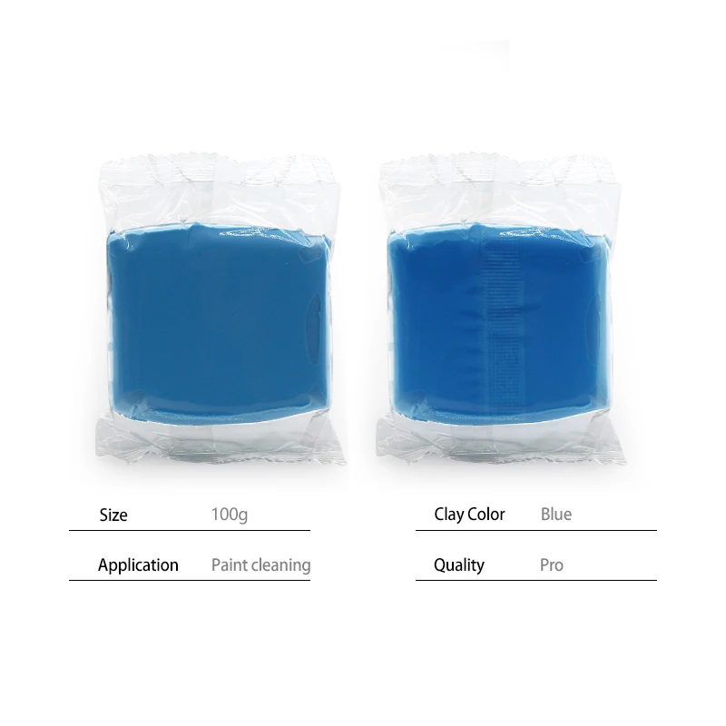 Auto detailing 100g blue polymer clay bar car paint wheel contaminant remove car cleaning clay