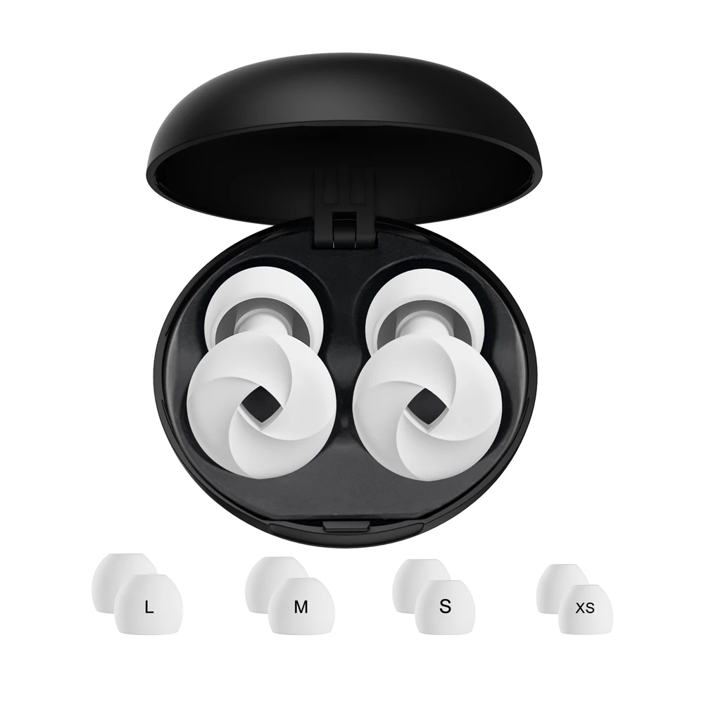 Noise cancelling reduction Isolating Ear Plugs in With Soft Silicone Sleep Earbuds Sleeping sleep Earplugs