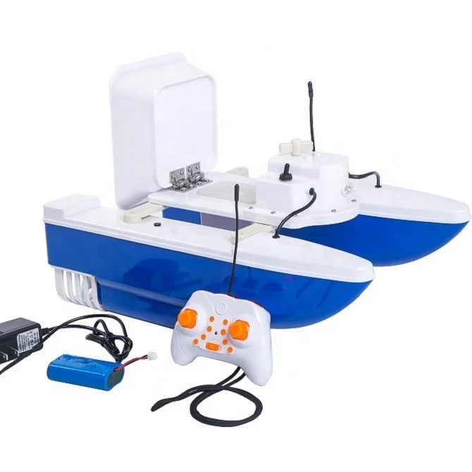 
Bait Loading Hoppers Motors Remote Control Fishing Bait Boat Hull 