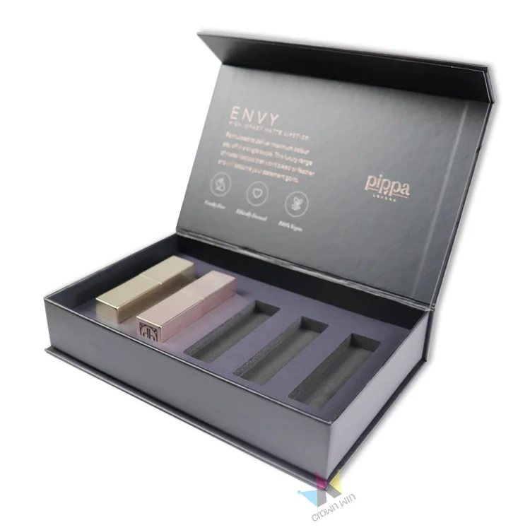 Роскошная косметика набор блеска для губ подарочная коробка под заказ косметика помада бумажные подарочные коробки с логотипом