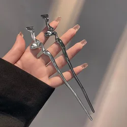 Shuoyang factory niche design simple line cheongsam hairpin female advanced hairpin daily niche hairpin