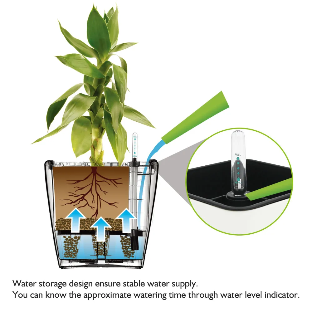 Factory direct supply 13cm plastic flower pot planters air pruning  pot for plant