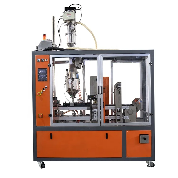 one lane 2000 pcs/hour Tea Water Juice Honey Liquid Powder Coffee Capsule Filling and sealing Machine