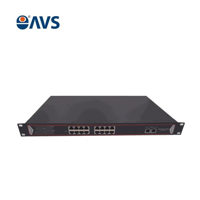16 портов 10/100/1000 м промышленный POE коммутатор с 2 SFP