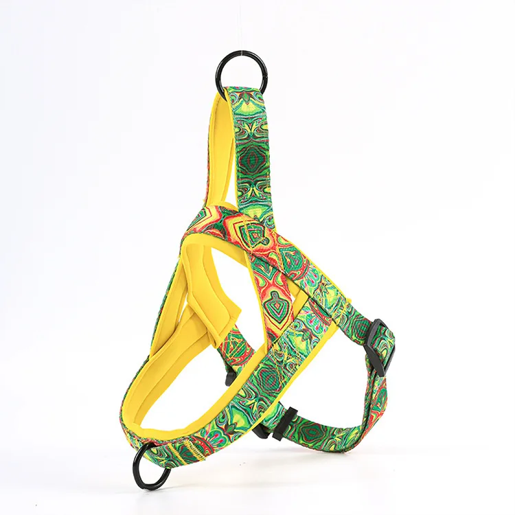 Pet Chest Strap Reflective Explosion-Proof Impact Vest Nylon Type Dog Leash Leather Dog Harness