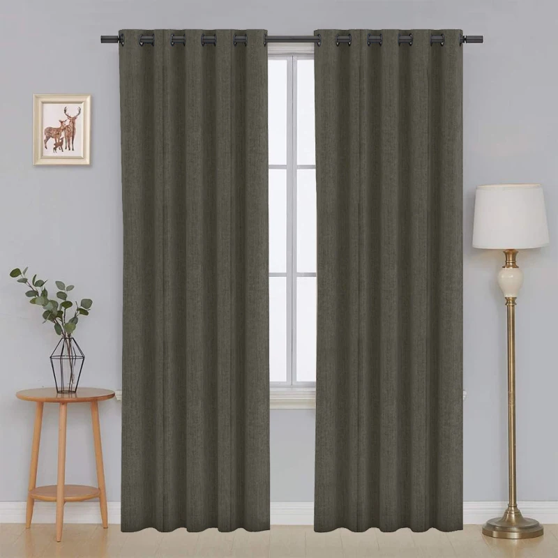 Hot Sale High Quality Custom Made Jacquard Eyelet Window Curtain