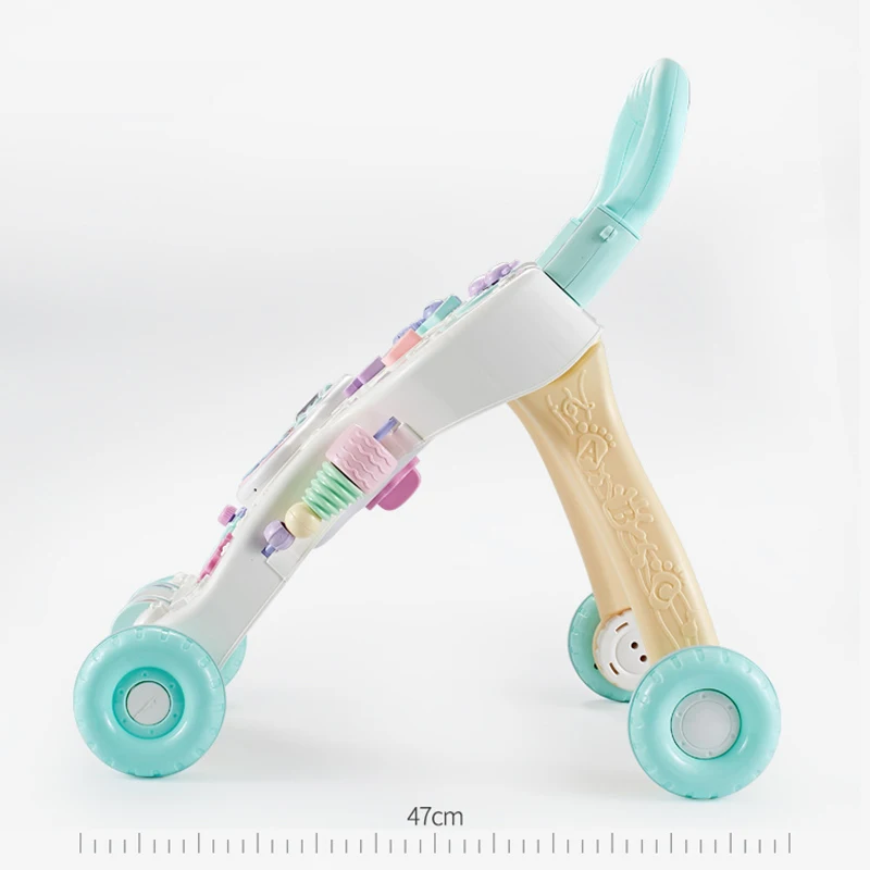 Toddlers Sit-To-Stand Multifunctional Push Stroller Toy Activity Gym Baby Walker Toys