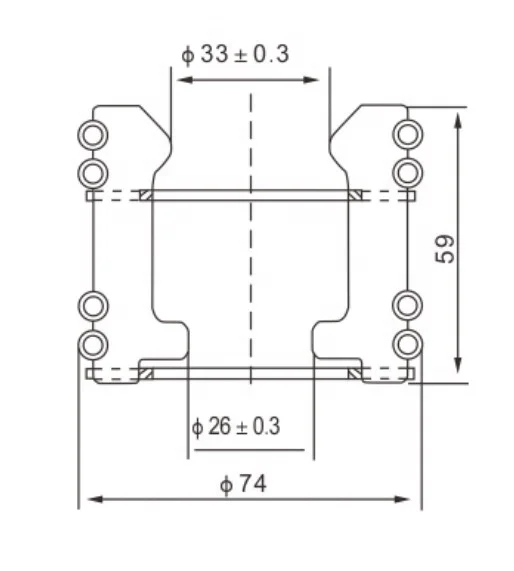 630A  Tulip Contact  Copper T2 With Silver Plated With 12 Sheets Vcb Tulip Contact For Vacuum Circuit Breaker