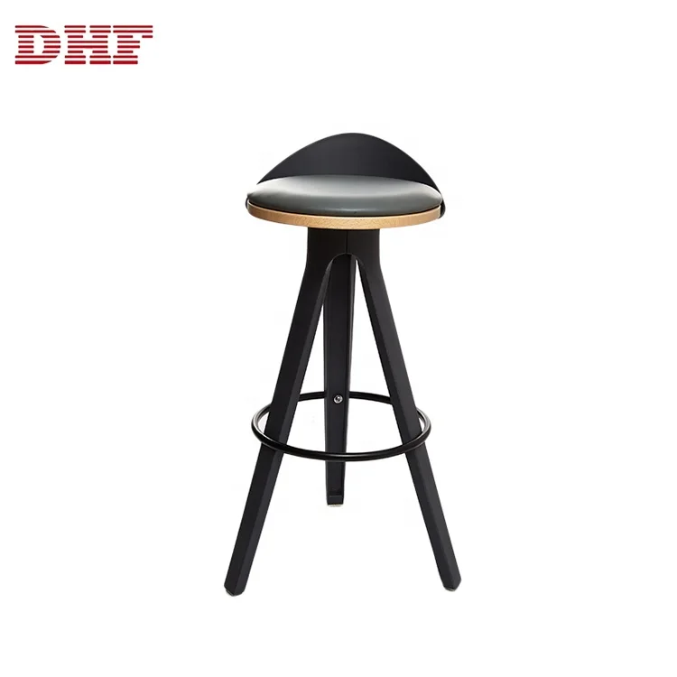 High quality black home center modern chair, bar stool high chair
