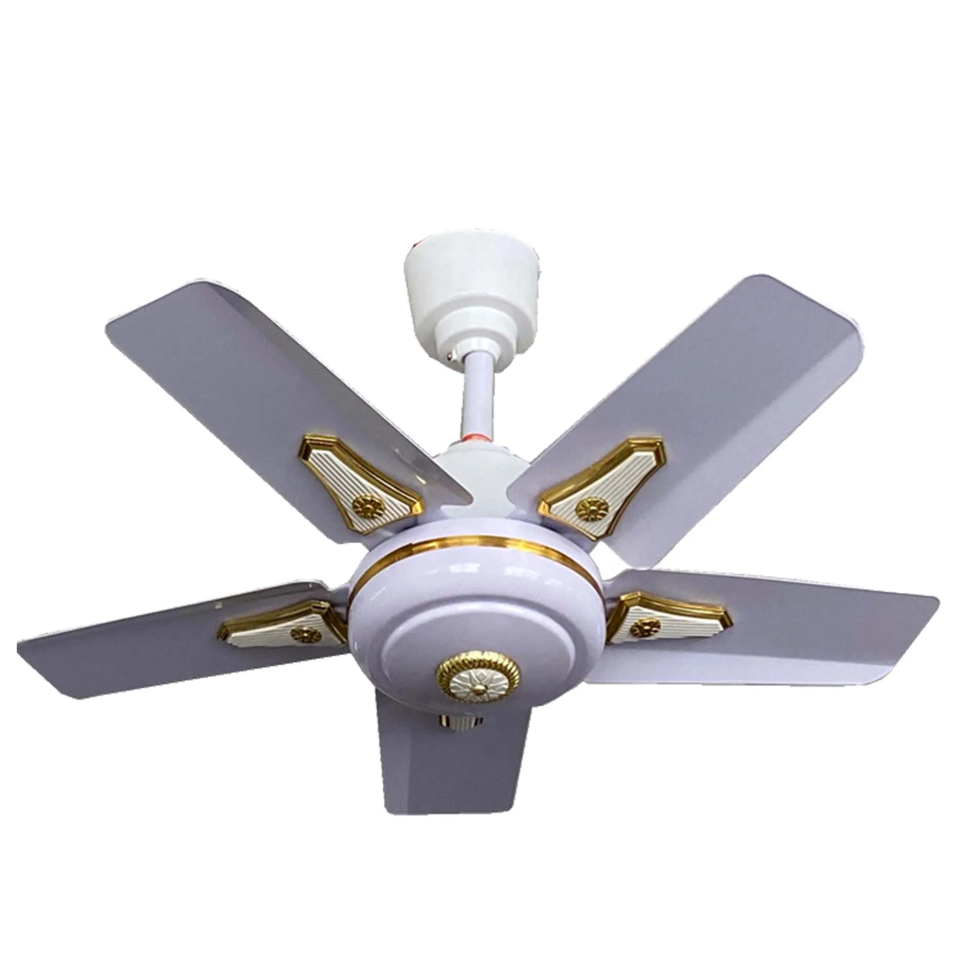 24 inch 600 mm Metro Summer Delite  Five Metal Short Blades Mini Ceiling Fan High Speed Iraq Nigeria Africa market