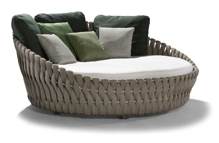 ZNZ new product PVC mesh fabric rope with stuff inside for garden chair sofa usage