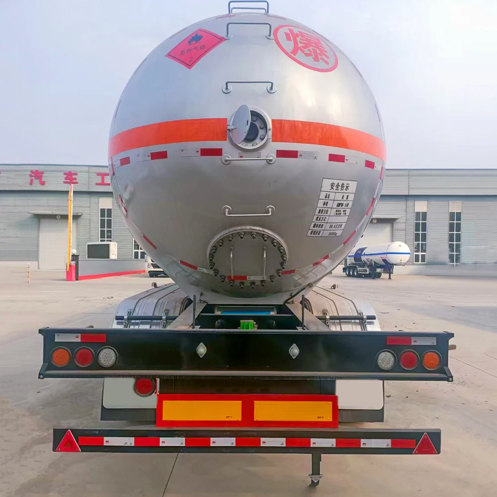 3 Axle Liquid nitrogen cryogenic liquid oxygen carbon dioxide tank semi trailer for sale