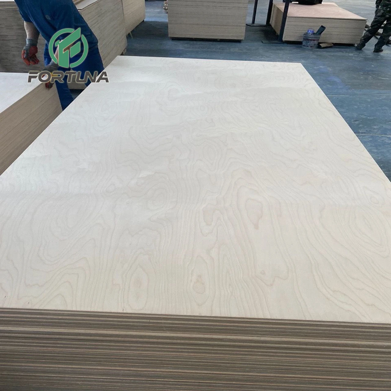 Wholesale Best Quality  1220*2440mm Use E0 E1e2 Wbp Cheap Plywood Birch For Furniture