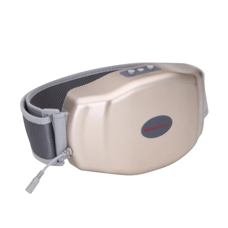 recharge vibrating belly heating waist warm compress stomach massager belt heat menstrual abdominal massage belt