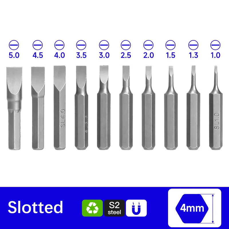Factory Price S2 Steel Precision Screwdriver Bits H4*28mm High Hardness Magnetic Multipurpose Screwdriver Bits