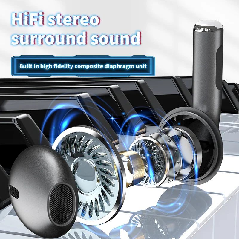 Hot Sale Wholesale tws earbuds 2022 model earbud less price Noise Cancellation HIFI Sound M2 wireless earbud