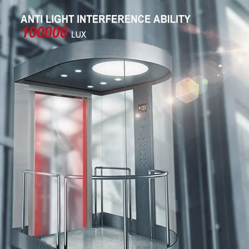 Yoursensor (YS180) Basic Type AC/DC 12-36V Modern Design Elevator Door Sensor 154 Beam Lift Parts