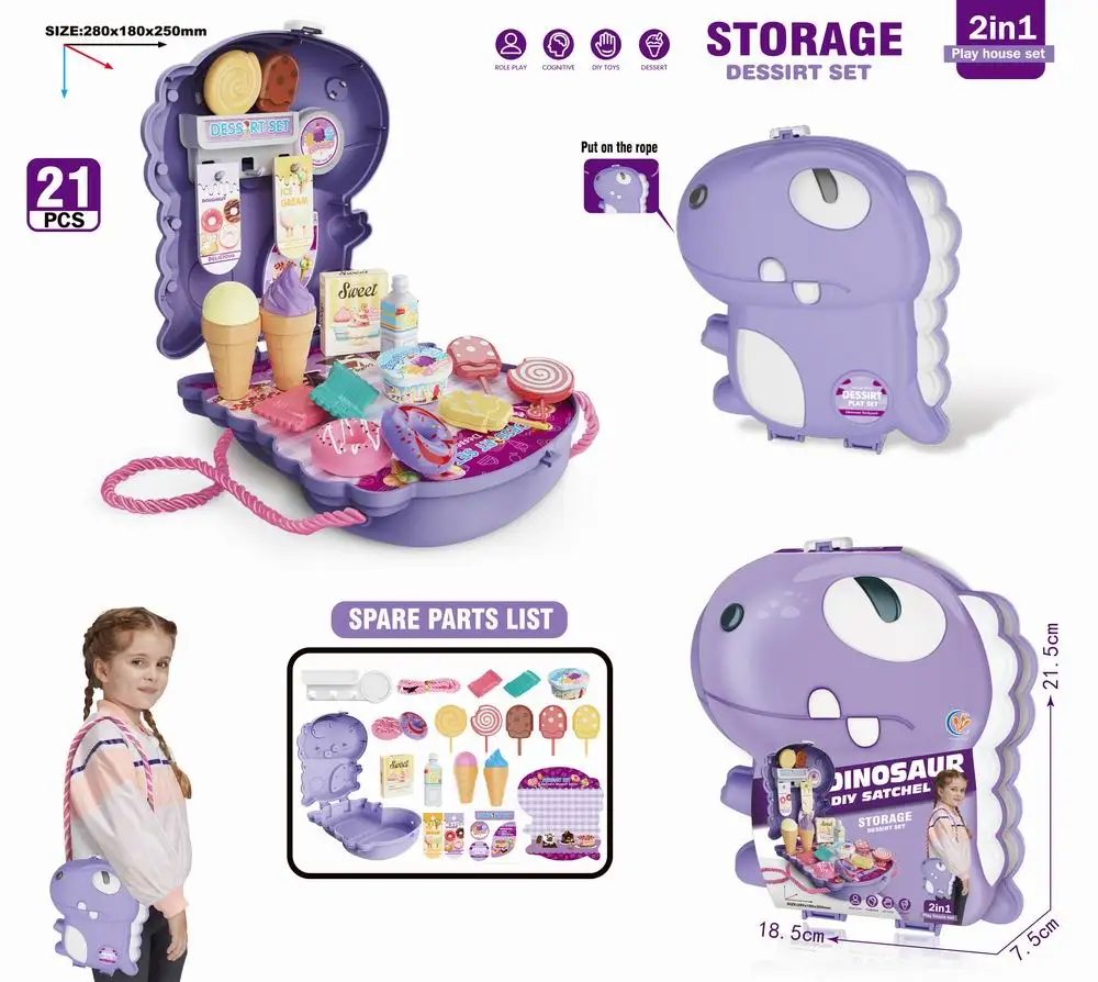 2023 newest dino pack dinosaur toys educational for kids pretend play preschool toy hospital 18pcs doctor toys set