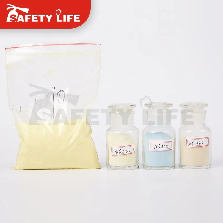 Dry Chemical Powder Abc Blue and pink 25kg Polly Waterproof Polly Bag 40% Abc and Bc Ammonium Phosphate