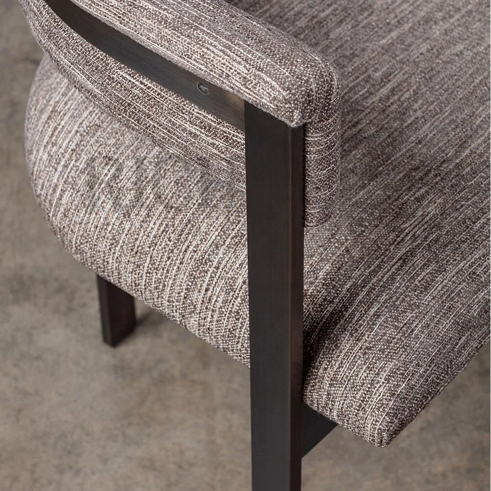 Тканевые удобные обеденные стулья Элегантные Дизайнерские итальянские для ресторана используемые кухонные столовой