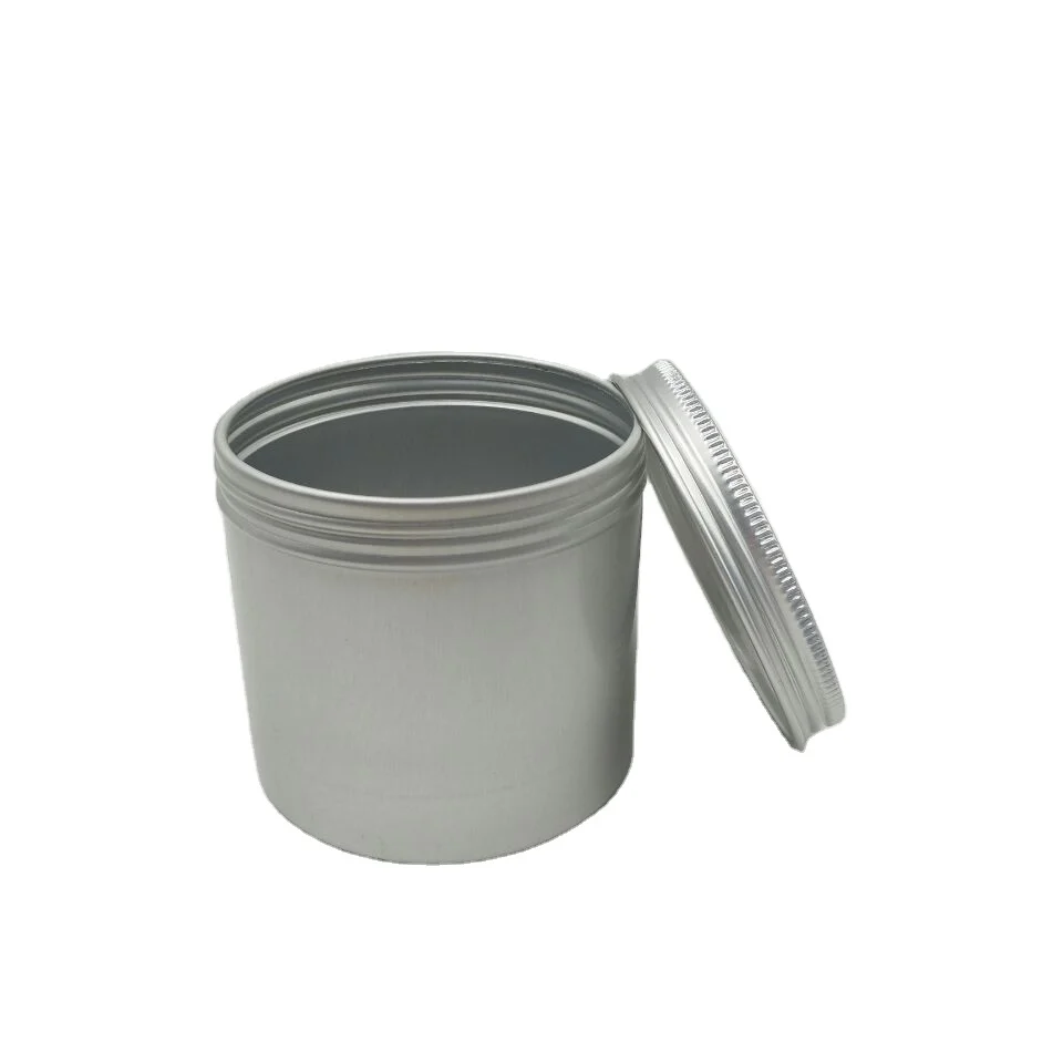 CS2023 High Quality for White Silver Round Wide Tins For Candles Cosmetic Container Aluminium Candle Jar and Aluminium Can Lids
