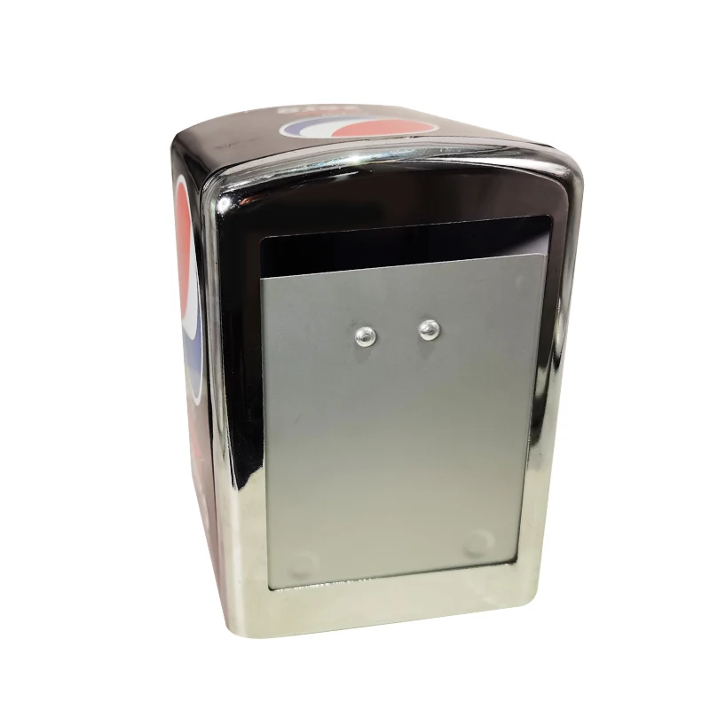 High quality metal tin napkin holder/dispenser for hotel and home use