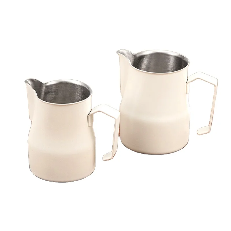 Stainless Steel Milk Frothing Pitcher Espresso Coffee Barista Craft Latte Cup Cappuccino Olecranon spout Milk Jug