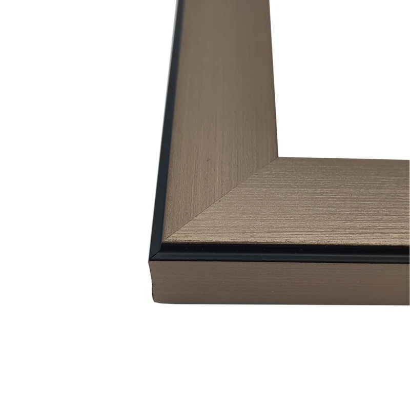 Ruilin new design champaign gold ps photo/picture frame moulding for sale