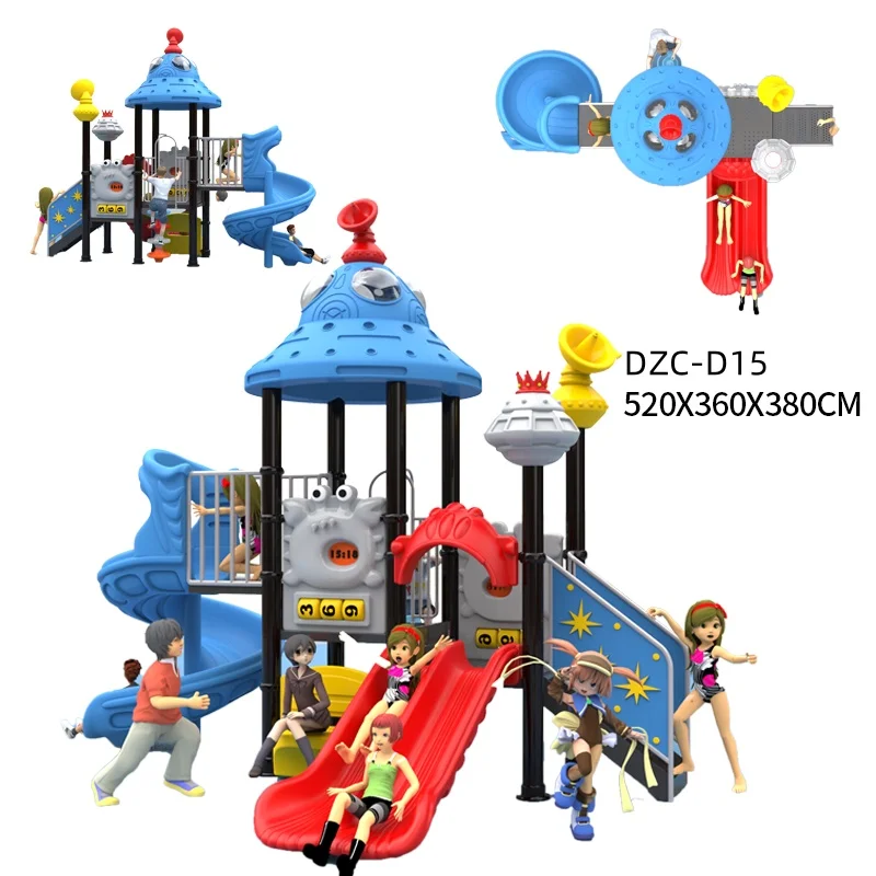Professional Outdoor Playgrounds from China for Schools and Resorts Trade-Approved Playground Equipment
