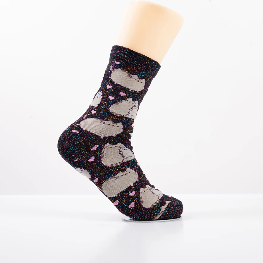 Fashion street unisex sock unique men women cartoon tube funny mid calf letter socks