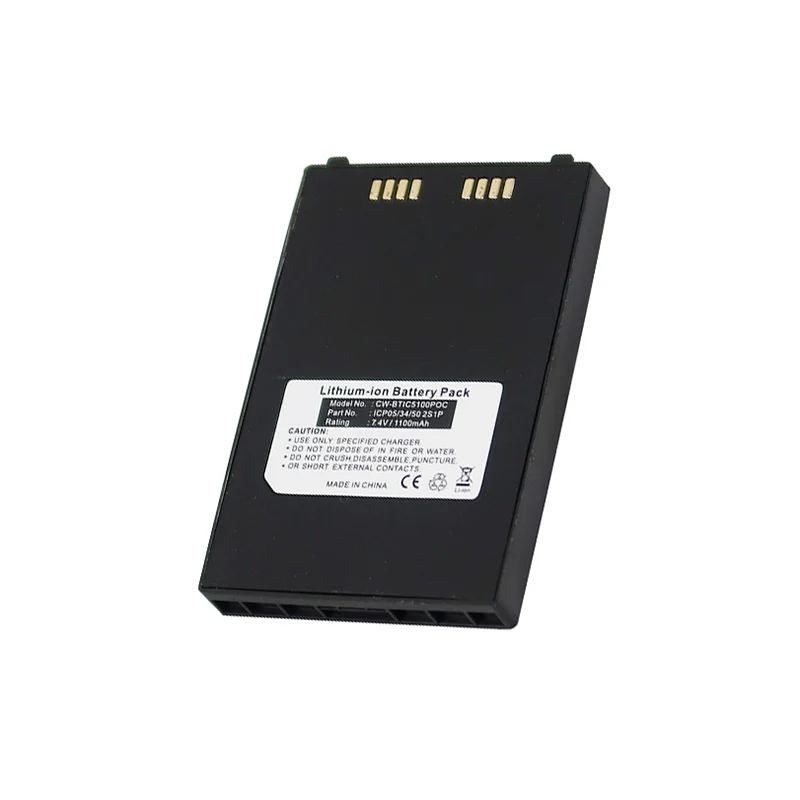 Lithium-ion 7.4V 1100mAh Rechargeable ICP05/34/50 2S1P Battery for Bitel IC5100 IC 5100 POS Payment Terminal