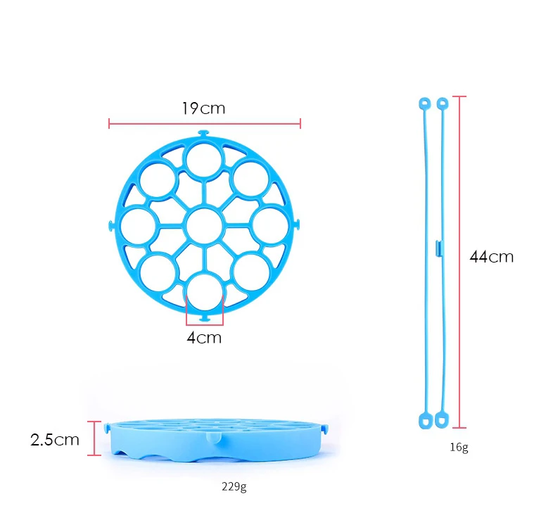 
High Quality Rack Silicone Bakeware Egg Steamer 