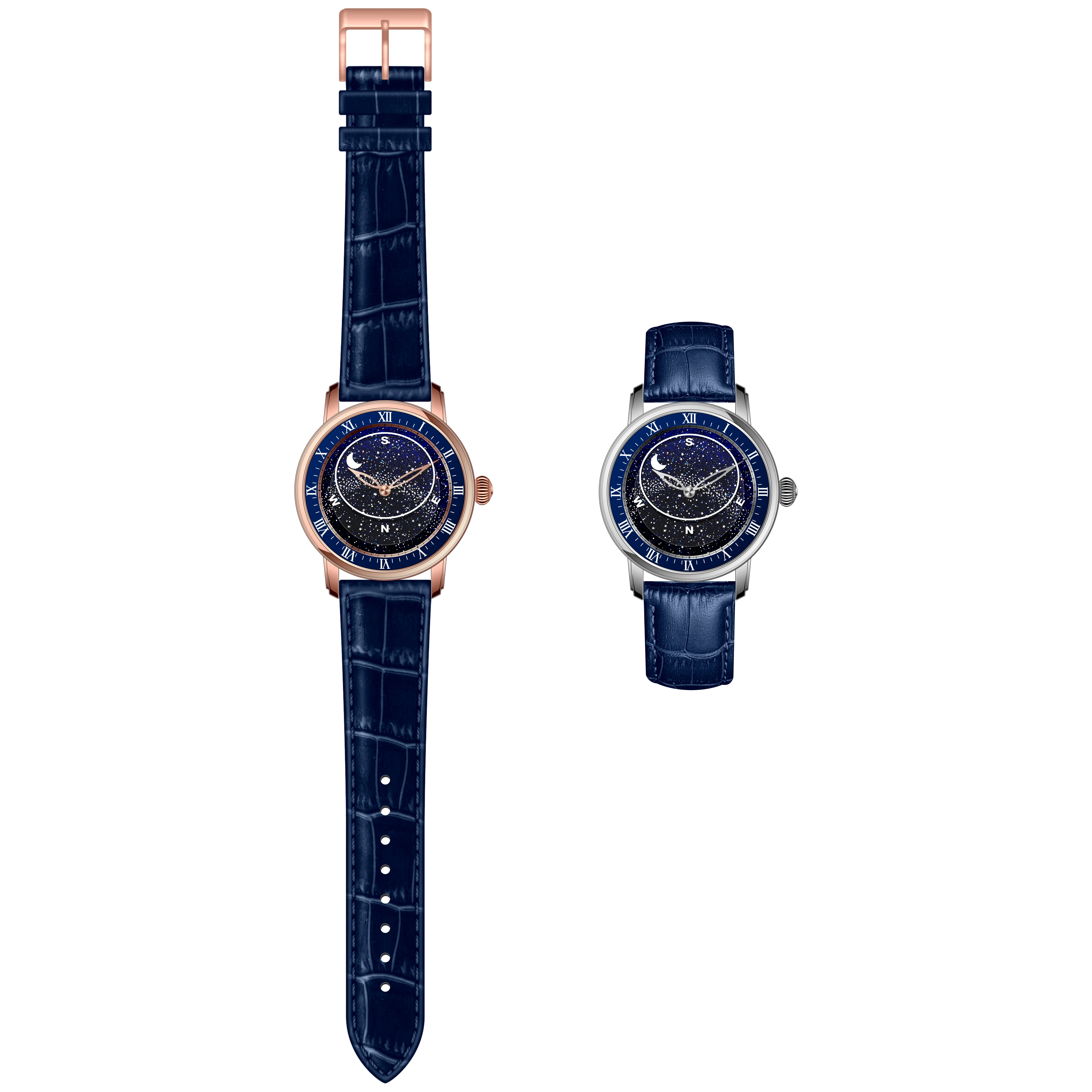 3 ATM Waterproof Luminous Rotating Starry Sky Dial Hand Watch Man Automatic Mechanical Watch