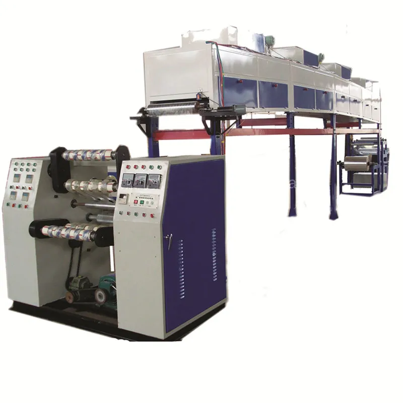adhesive bopp cello tape coating making machine with low price and high efficiency