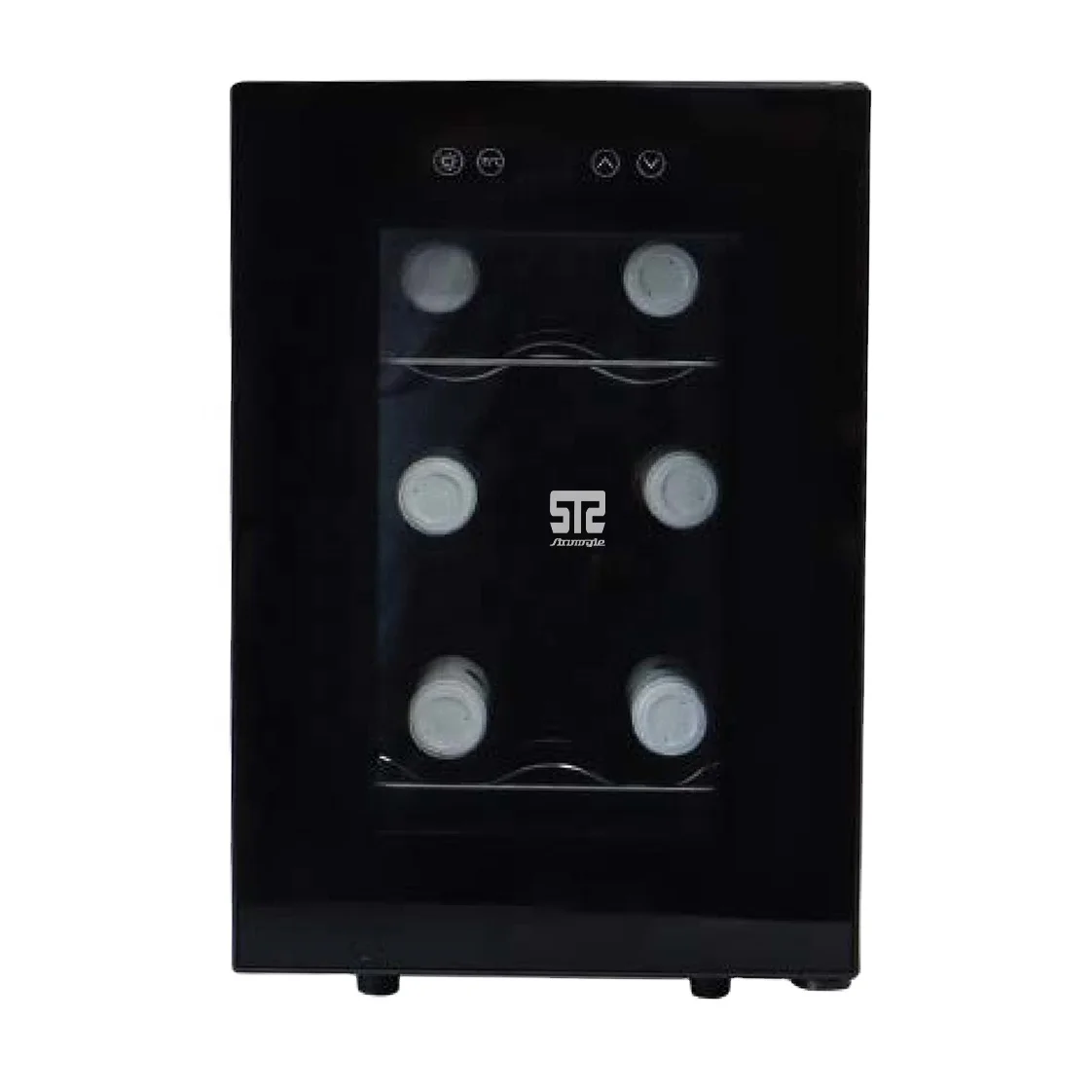 Compact 16L LED Display Electric Wine Cooler Portable 6-Bottle Fridge for Home Hotel Car Outdoor Use New Condition