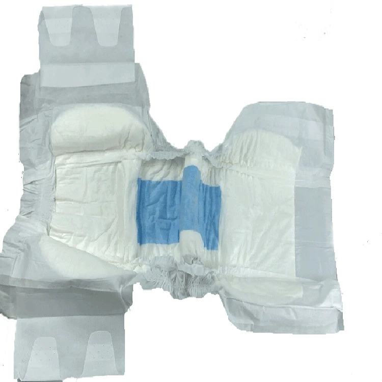 2023 China Hot Sale Soft Breathable PE Backsheet Adult Diapers xxl Disposable Adult Diaper For Elderly