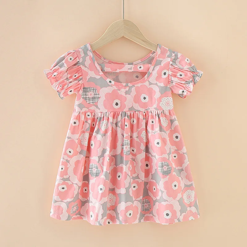 summer Latest Design Kids Floral Cute Clothing Dresses Casual Baby Girl Dress summer dress girl