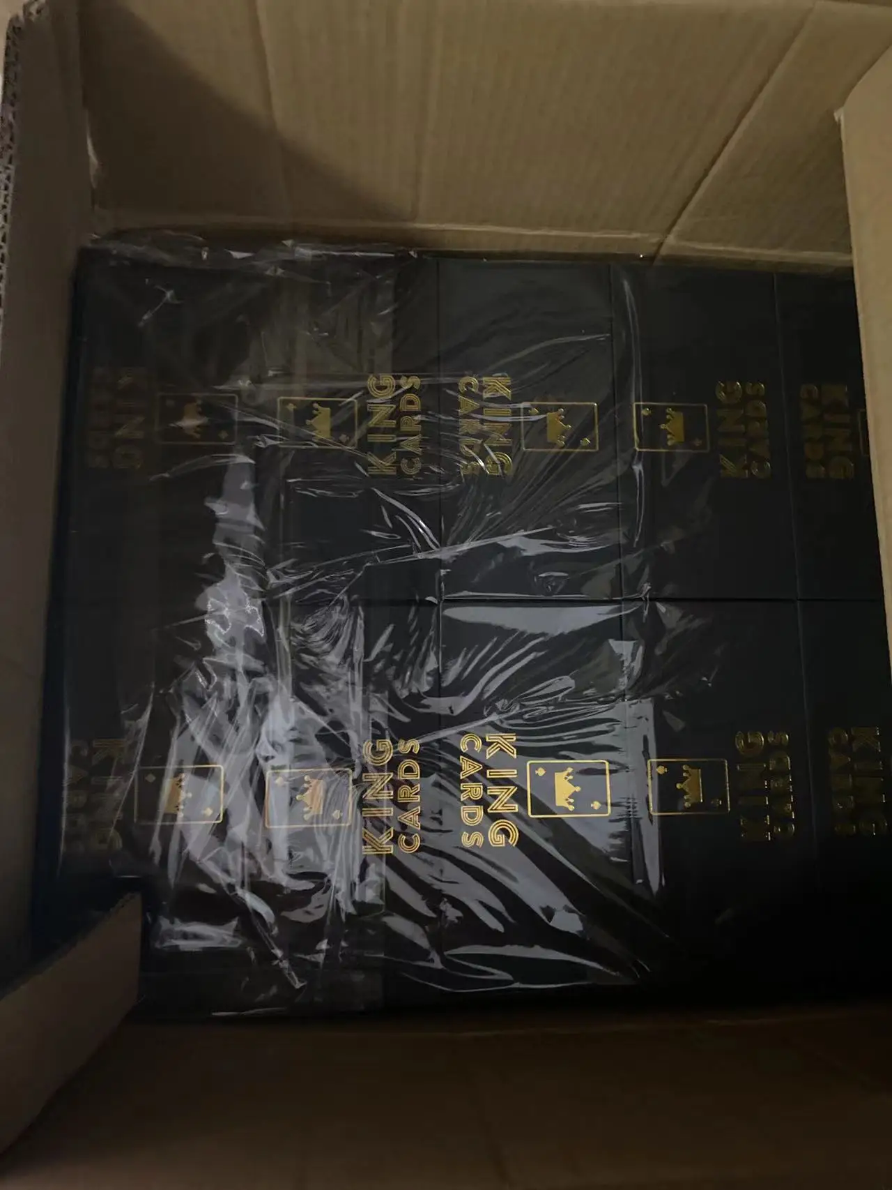 luxury black kraft paper box package with EVA holder and magnetic button for gift card / metal credit card