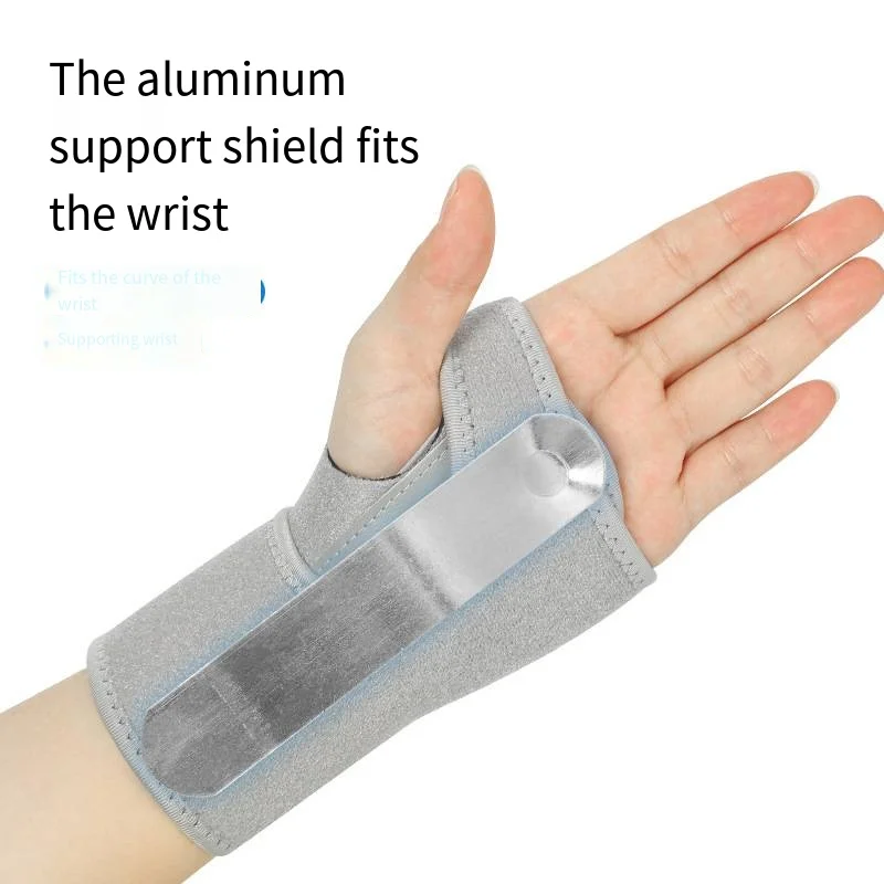 Adjustable Wristband Brace With Steel Wrist Support Bracer Finger Splint Carpal Tunnel Syndrome Right/left Hand Finger Splint