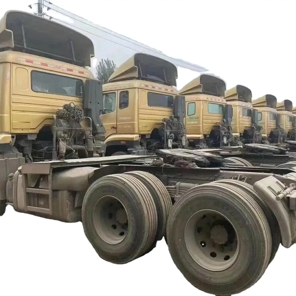 Very cheap HOWO 6*4  hp 375 used trailer head