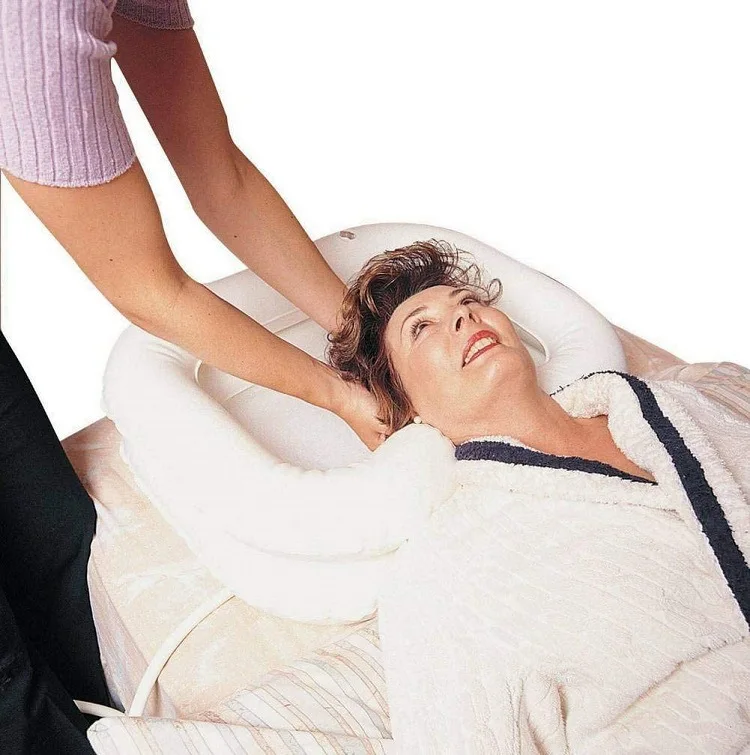 Inflatable Shampoo Basin - Portable Shampoo Bowl, Hair Washing Basin for Bedridden, Disabled,Injured, Hair Wash Tub for Dreadloc