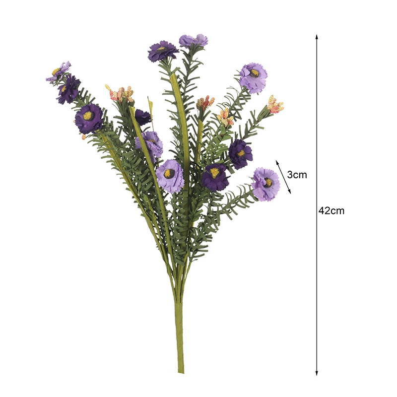 Professional Customization Oh Arts Artificial lavender wild flower stem for Wedding Artificial table pieces