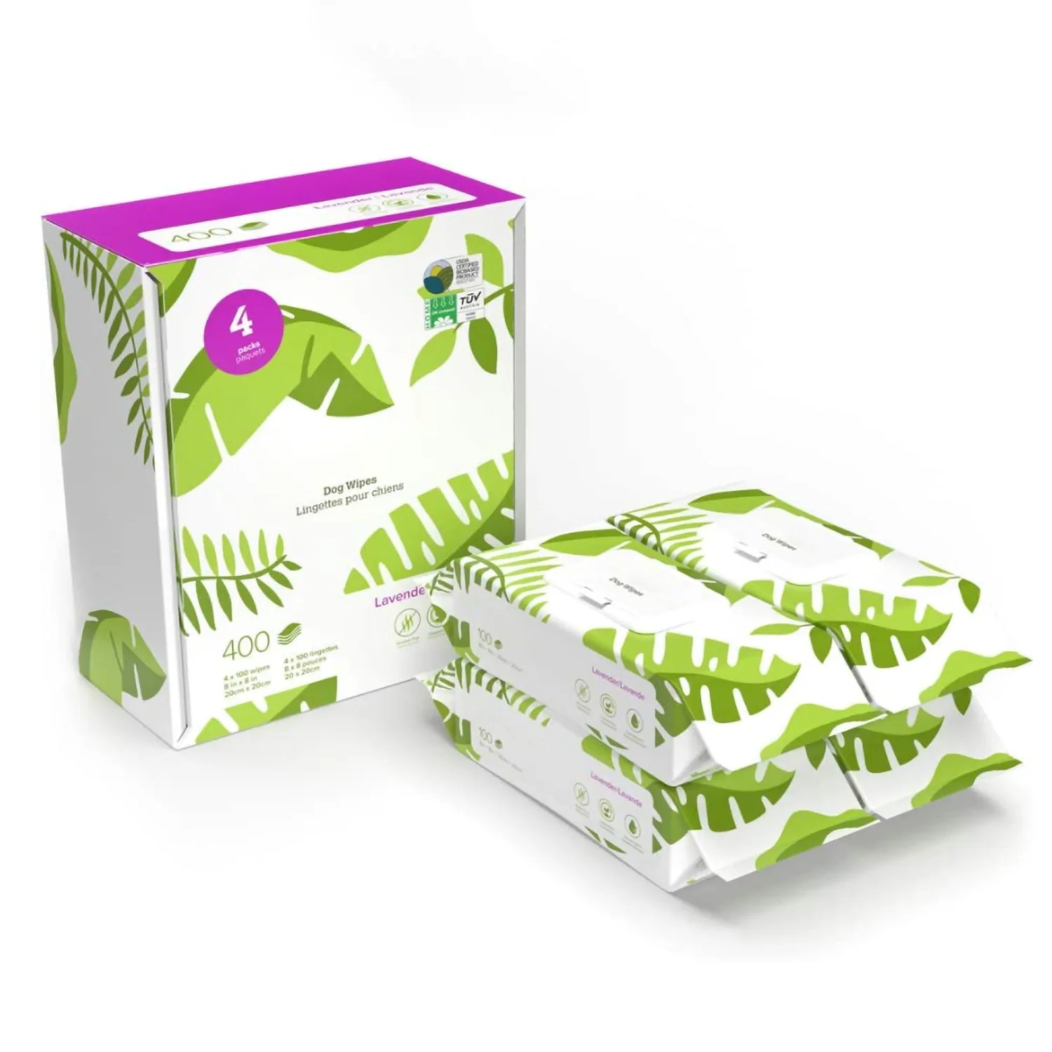 Wholesale Soft And Comfortable Pet Wet Wipe 100% Degradable Bamboo Fiber Pet Grooming Wet Wipes For Pets Cat Dog Daily Cleaning