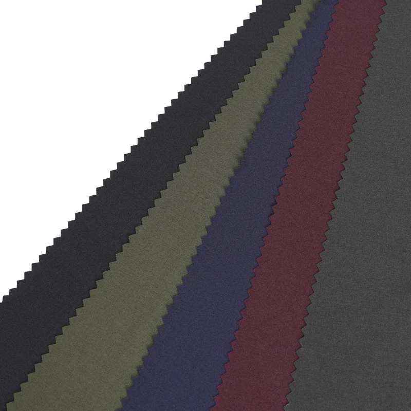 Wholesale Ripstop 92%Nylon 8%Spandex Fabric Plain Woven Stretch  Hiking Pants Fabric