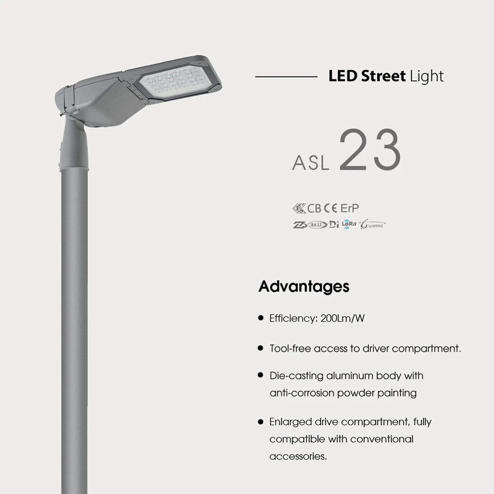 Motion Sensor 60w All in One Led Street Light Smart Pole Parking Lot Light Led 150w 200w Street Light