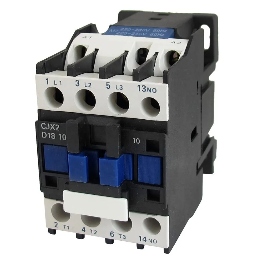  CJX2-1810 DIN Rail 3 фазы 1 без контроллера двигателя контактор переменного