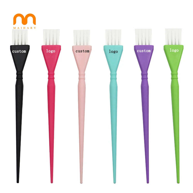 Trumpet Single Sided Painting Dyeing Brush Salon Styling Tools Plastic tinting coloring Color Hair Brush