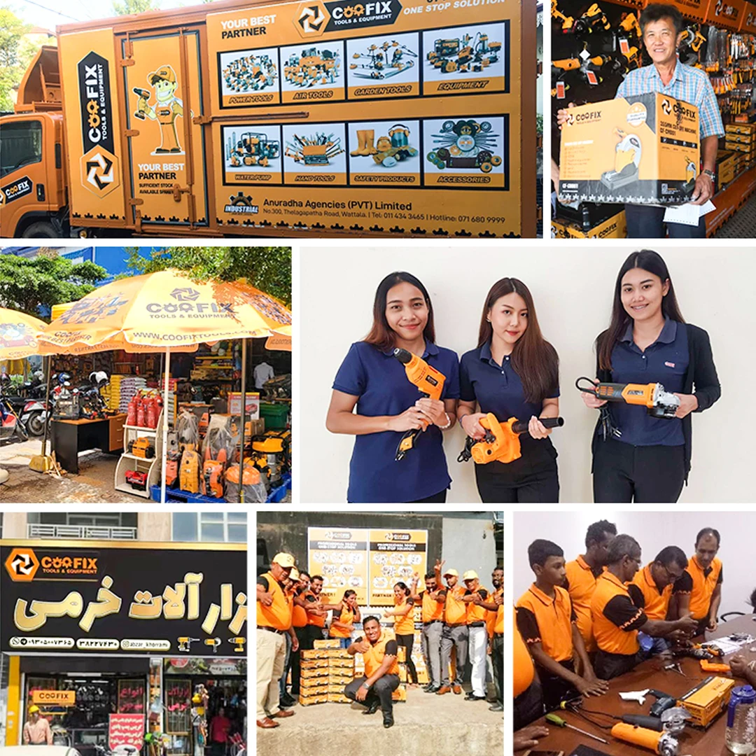 COOFIX Professional Electric Chain Saw 12inch Portable One-Hand Handheld Rechargeable Operated Battery Power Chainsaw