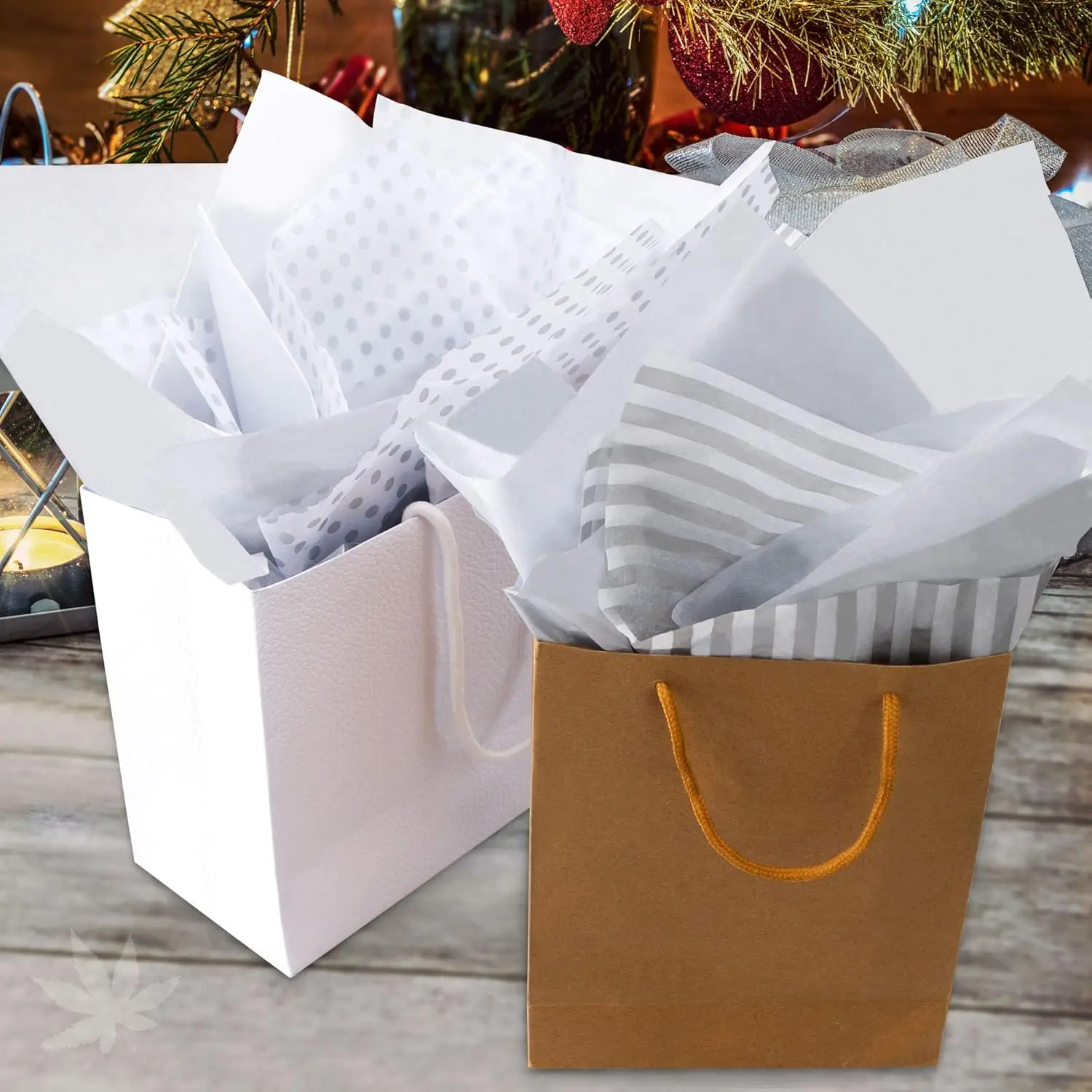 Custom Printing Silver Foil Gift Wrapping Tissue Paper With Logo Packaging Tissue Paper For Clothes Shoes Gifts